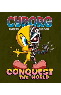 Ciborg Piolín Vector